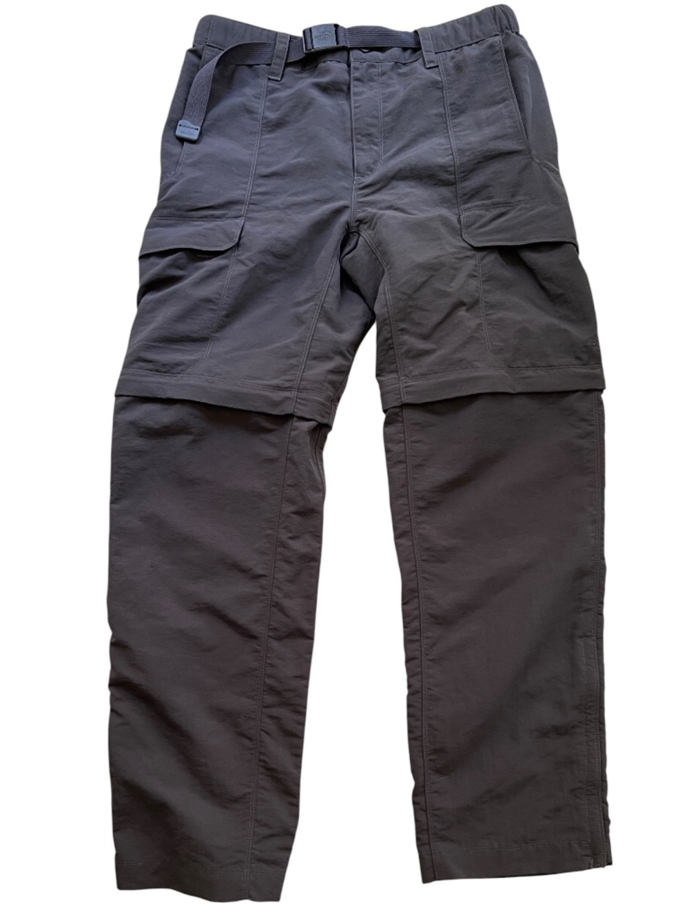 The North Face Convertible Pants Men's 32 Gray Performance Tech Outdoor Shorts